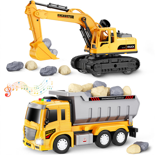 Excavator & Dump Truck Set