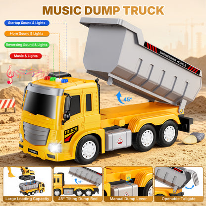 Excavator & Dump Truck Set