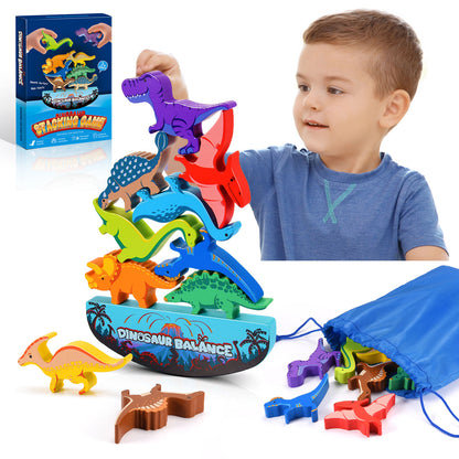 Dinosaur Wooden Stacking
