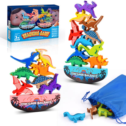 Dinosaur Wooden Stacking